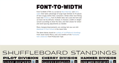 Desktop Screenshot of font-to-width.com